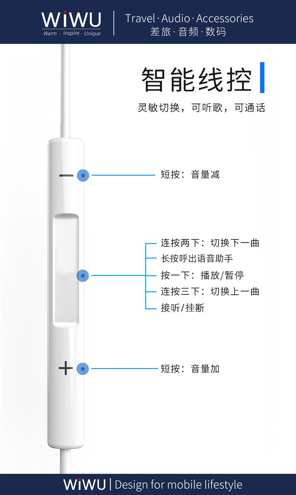 Type C Headphone White 303
